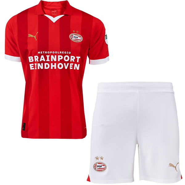 Camiseta Del Conjunto Completo PSV Eindhoven Ninos Primera 2023/2024