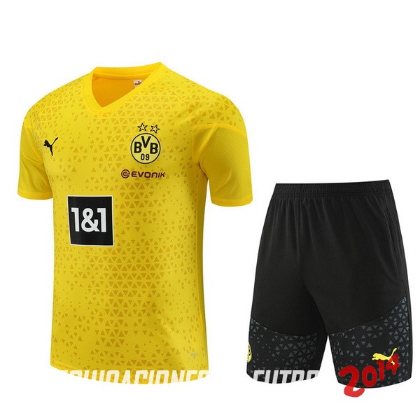 Entrenamiento Del Conjunto Completo Borussia Dortmund Amarillo I Negro 2023/2024