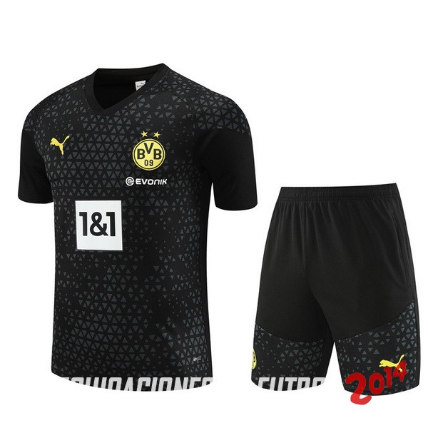 Entrenamiento Conjunto Completo Borussia Dortmund Negro 2023/2024