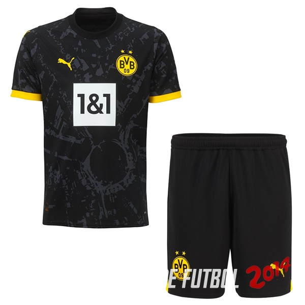 Camiseta Del Conjunto Completo Borussia Dortmund Segunda 2023/2024