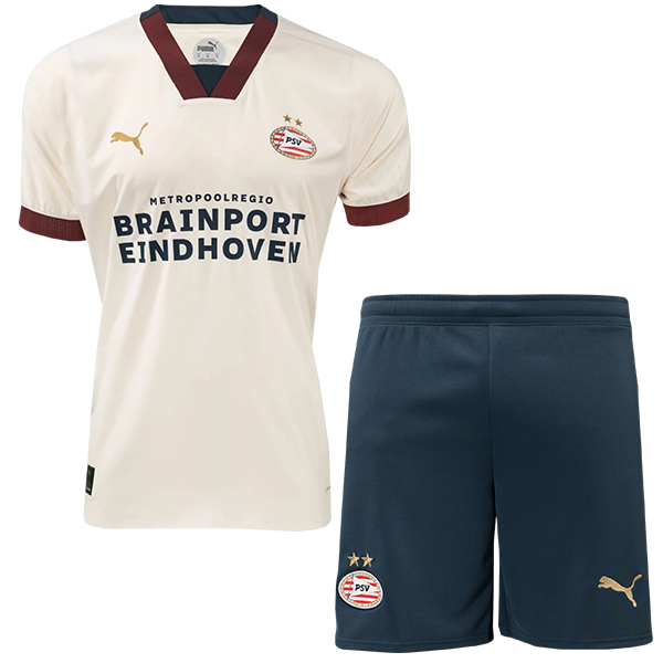 Camiseta Del Conjunto Completo PSV Eindhoven Segunda 2023/2024