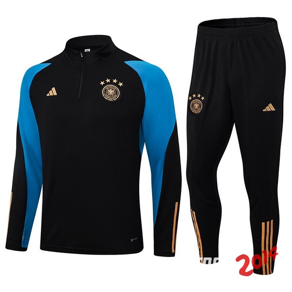 Chandal Del Conjunto Completo Alemania Negro I Azul 2023