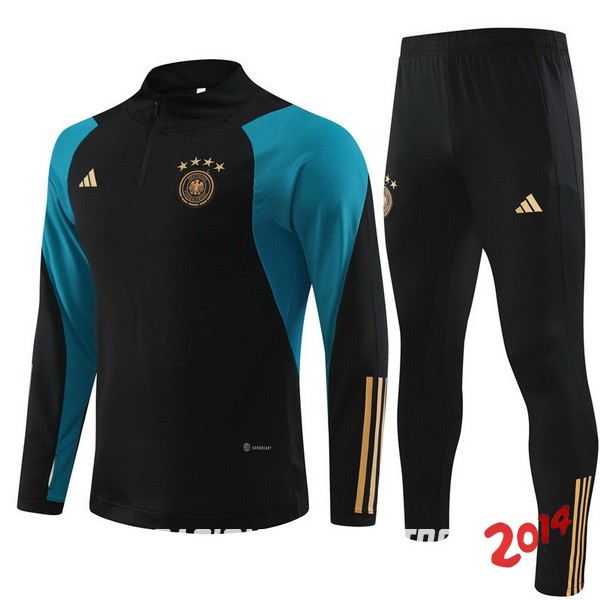 Chandal Del Conjunto Completo Alemania Negro Verde 2023