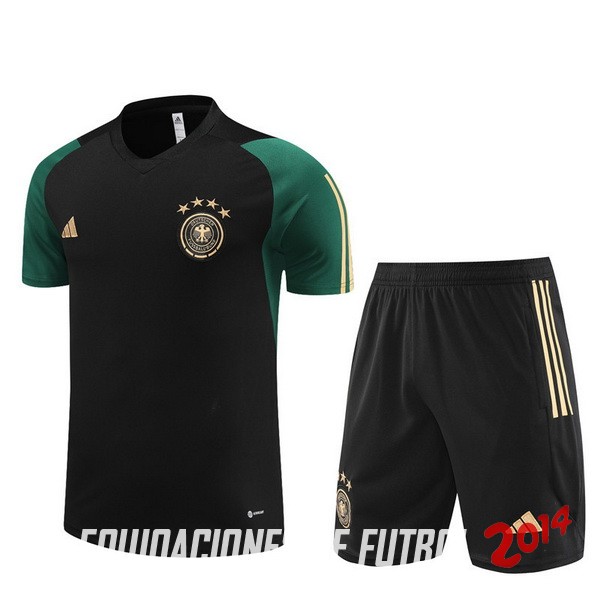 Entrenamiento Del Conjunto Completo Alemania Verde Negro 2023