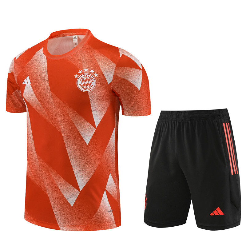 Entrenamiento Del Conjunto Completo Bayern Munich Ninos Naranja Negro 2023/2024