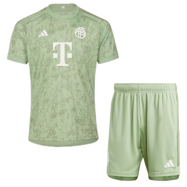 Camiseta Del Conjunto Completo Bayern Munich Ninos Especial Verde 2023/2024