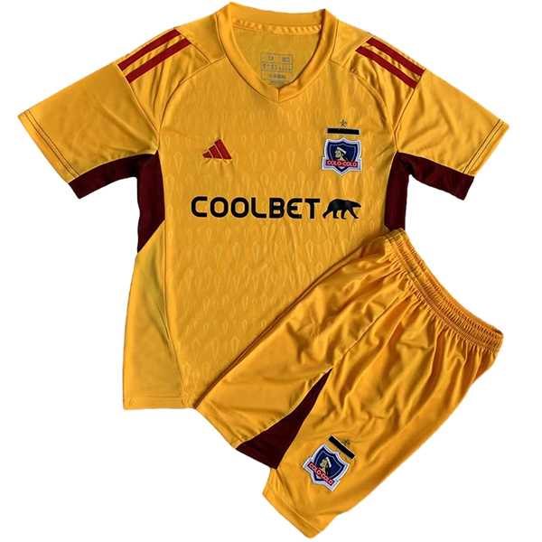 Camiseta Del Conjunto Completo Colo Colo Portero Amarillo 2023/2024