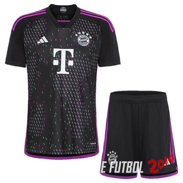 Camiseta Del Conjunto Completo Hombre Bayern Munich Segunda 2023/2024