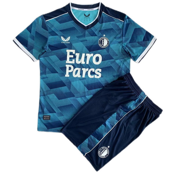 Camiseta Del Conjunto Completo Feyenoord Rotterdam Segunda 2023/2024