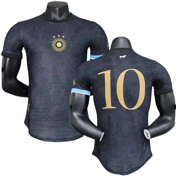 Tailandia Camiseta Del Argentina Especial Jugadores Negro 2024