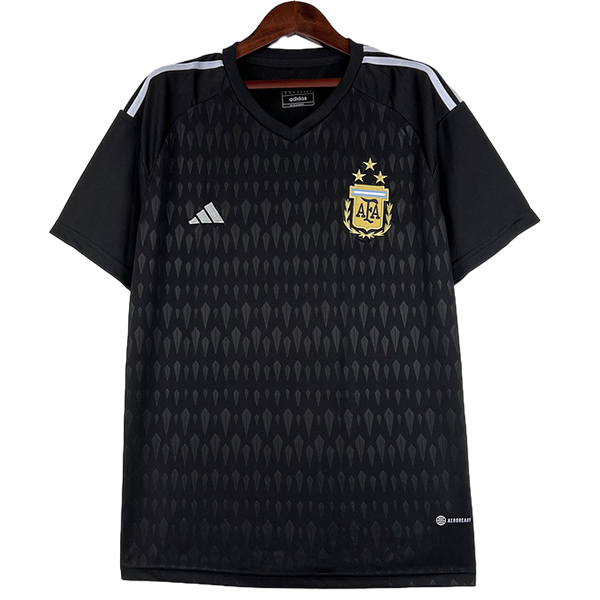 Tailandia Camiseta Del Argentina Portero Negro 2023