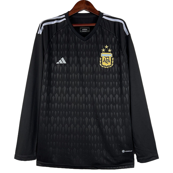 Tailandia Camiseta Del Argentina Portero Negro 2023