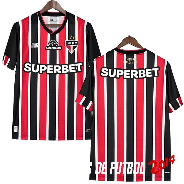 Tailandia Camiseta São Paulo Segunda 2024/2025 Rojo