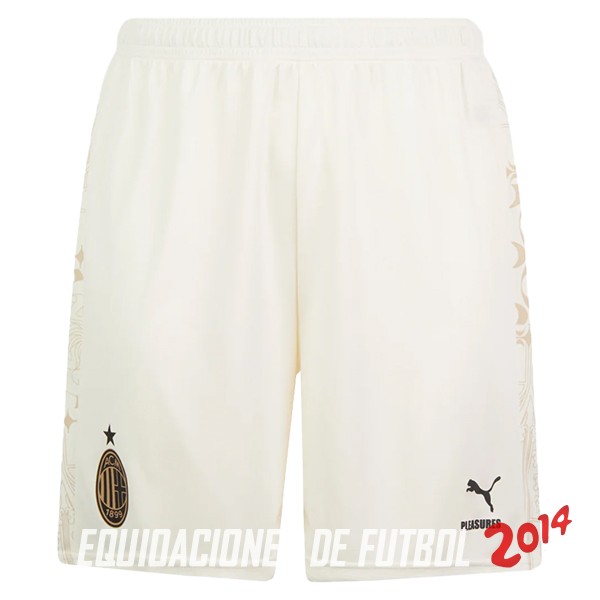 Cuarta Pantalones AC Milan 2023/2024 Amarillo