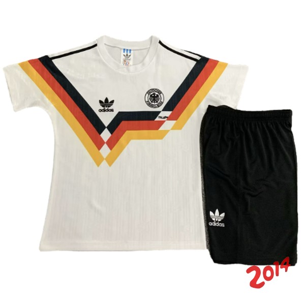 Camiseta Del Alemania Retro Nino Primera 1990