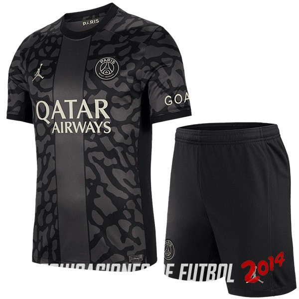 Camiseta Del Conjunto Completo Hombre Paris Saint Germain Tercera 2023/2024