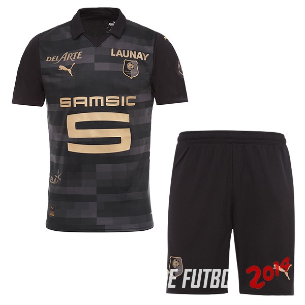 Camiseta Del Conjunto Completo Hombre Rennais Tercera 2023/2024