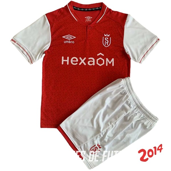 Camiseta Del Conjunto Completo Hombre Stade de Reims Primera 2023/2024
