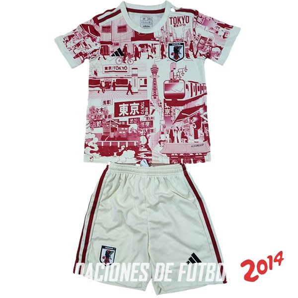 Camiseta Del Japón Nino Especial 2023 Rojo