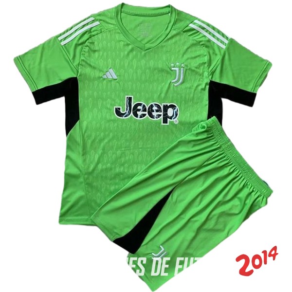 Camiseta Del Juventus Nino Portero 2023/2024 Verde