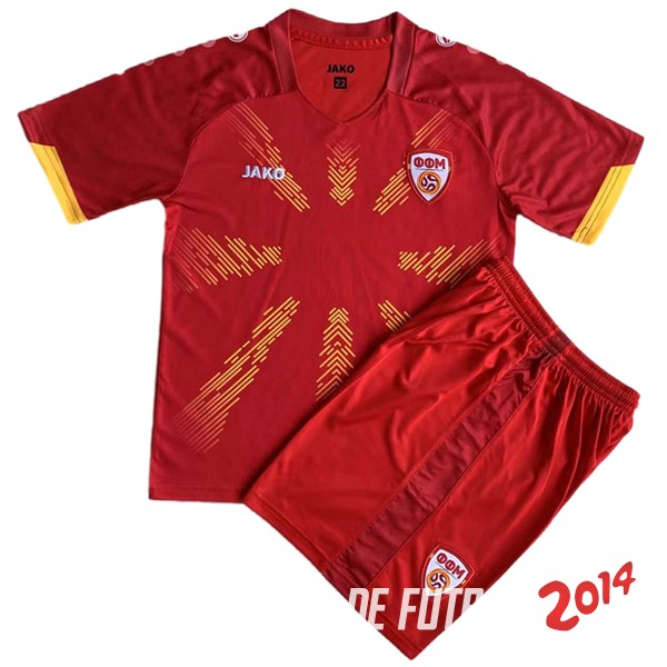 Camiseta Del Macedonia del Norte Nino Primera 2023 Camiseta Del Macedonia del Norte Nino Primera 2023