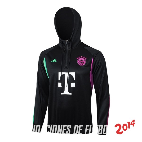 Chaqueta Con Capucha Bayern Múnich 2023/2024 Negro Purpura