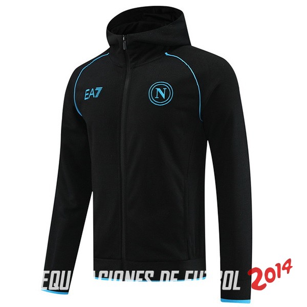 Chaqueta Con Capucha Napoli 2023/2024 Negro