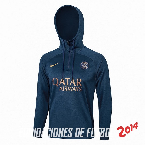 Chaqueta Con Capucha Paris Saint Germain 2023/2024 Azul II Marino.