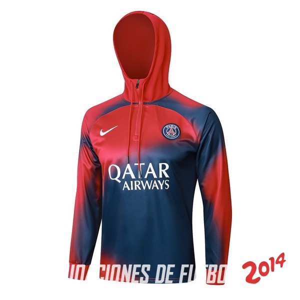 Chaqueta Con Capucha Paris Saint Germain 2023/2024 Rojo Azul