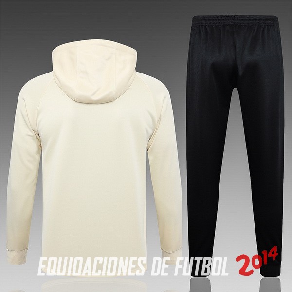 Conjunto Completo Chaqueta Con Capucha Niños Paris Saint Germain 2023 2024 Amarillo Negro