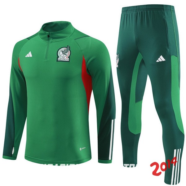 Conjunto Completo Sudadera Entrenamiento México 2023 Verde