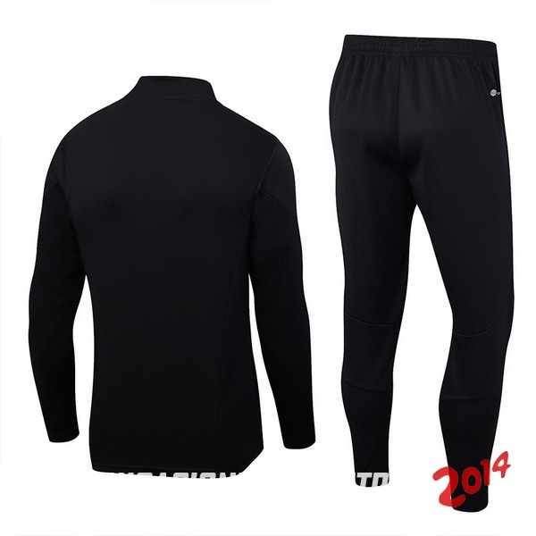 Conjunto Completo Sudadera Entrenamiento Niños Bayern Múnich 2023 2024 Negro I Purpura