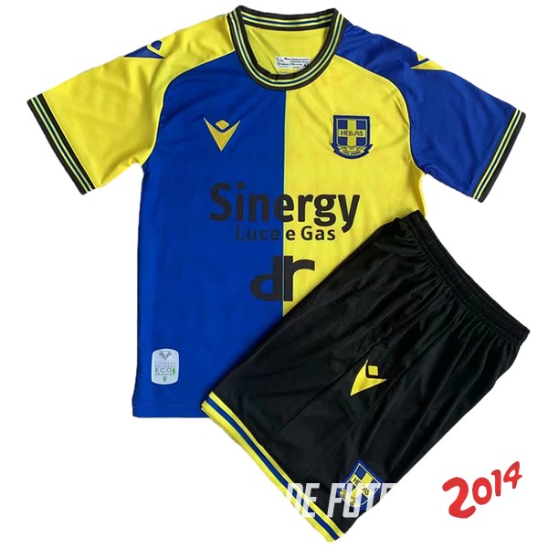 Conjunto De Hombre Edición Conmemorativa Hellas Verona 120th Amarillo