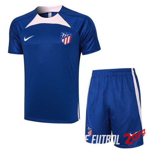 Entrenamiento Conjunto Completo Atlético Madrid 2023/2024 Azul Rosa