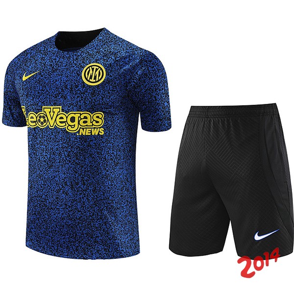 Entrenamiento Conjunto Completo Inter Milán 2023/2024 Azul Amarillo Negro