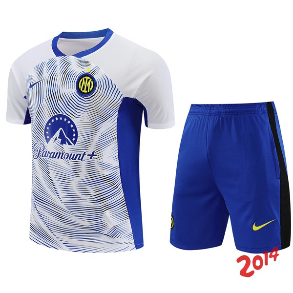 Entrenamiento Conjunto Completo Inter Milán 2023/2024 Blanco Azul