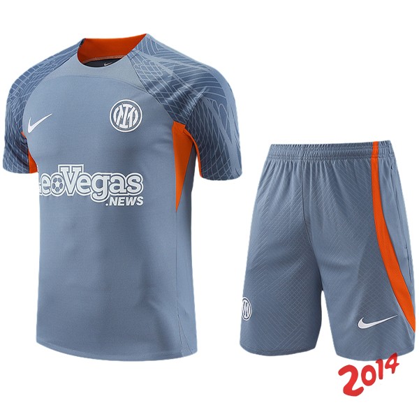 Entrenamiento Conjunto Completo Inter Milán 2023/2024 Gris Naranja