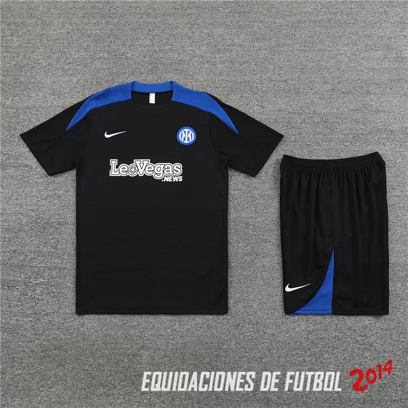 Entrenamiento Conjunto Completo Niños Inter Milán 2023 2024 Negro Azul