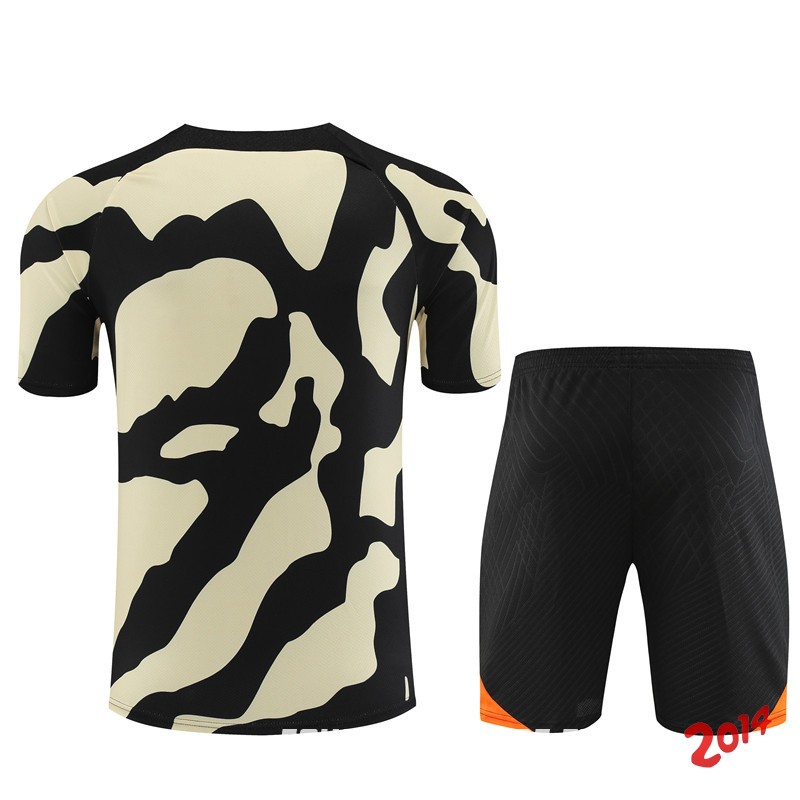 Entrenamiento Conjunto Completo Niños Paris Saint Germain 2023 2024 Amarillo Negro Naranja