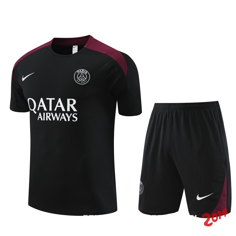 Entrenamiento Conjunto Completo Niños Paris Saint Germain 2023 2024 Negro Rojo