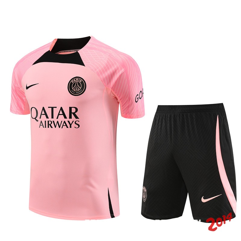 Entrenamiento Conjunto Completo Niños Paris Saint Germain 2023 2024 Rosa Negro