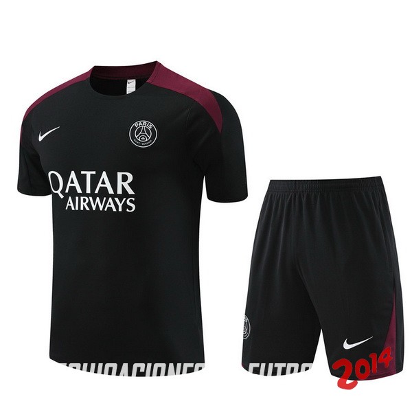 Entrenamiento Conjunto Completo Paris Saint Germain 2023/2024 Negro Rojo