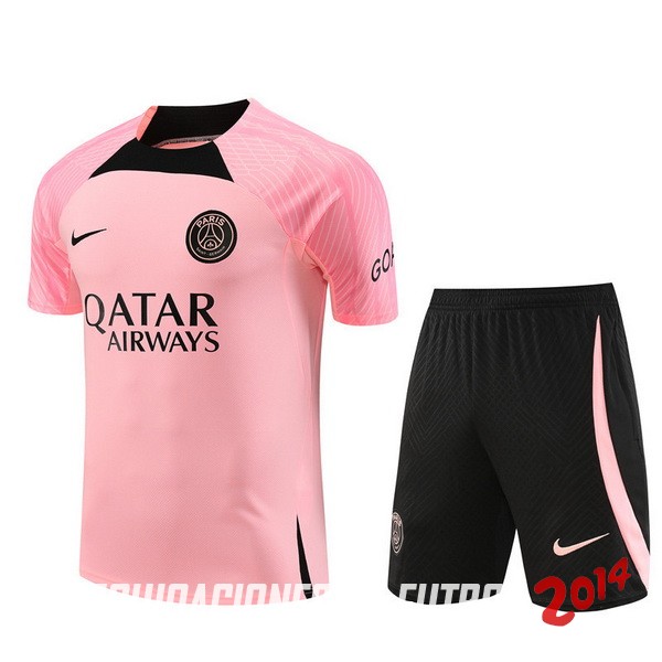 Entrenamiento Conjunto Completo Paris Saint Germain 2023/2024 Rosa Negro