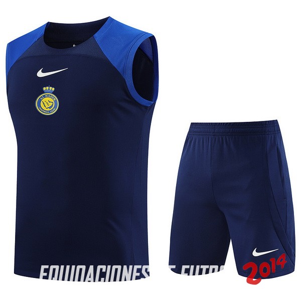 Entrenamiento Sin Mangas Conjunto Completo Al Nassr 2023/2024 Azul