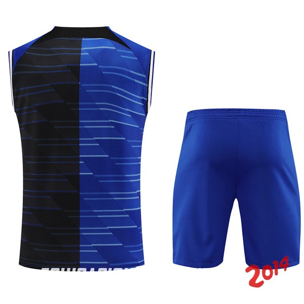 Entrenamiento Sin Mangas Conjunto Completo Inter Milán 2023/2024 Azul I Negro