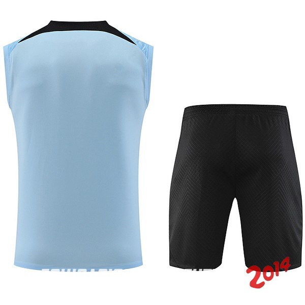 Entrenamiento Sin Mangas Conjunto Completo Inter Milán 2023/2024 Azul Negro