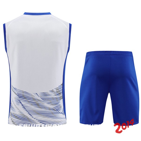Entrenamiento Sin Mangas Conjunto Completo Inter Milán 2023/2024 Blanco Azul