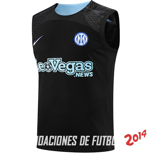 Entrenamiento Sin Mangas Inter Milán 2023/2024 Negro