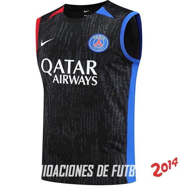 Entrenamiento Sin Mangas Paris Saint Germain 2023/2024 Gris Rojo Azul