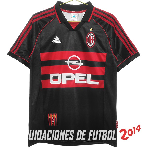 Retro Camiseta DeAC Milan Tercera 1998 1999